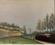 Rousseau Henri View of the Fortifications to the left of the Gate of Vanves  - Hermitage
